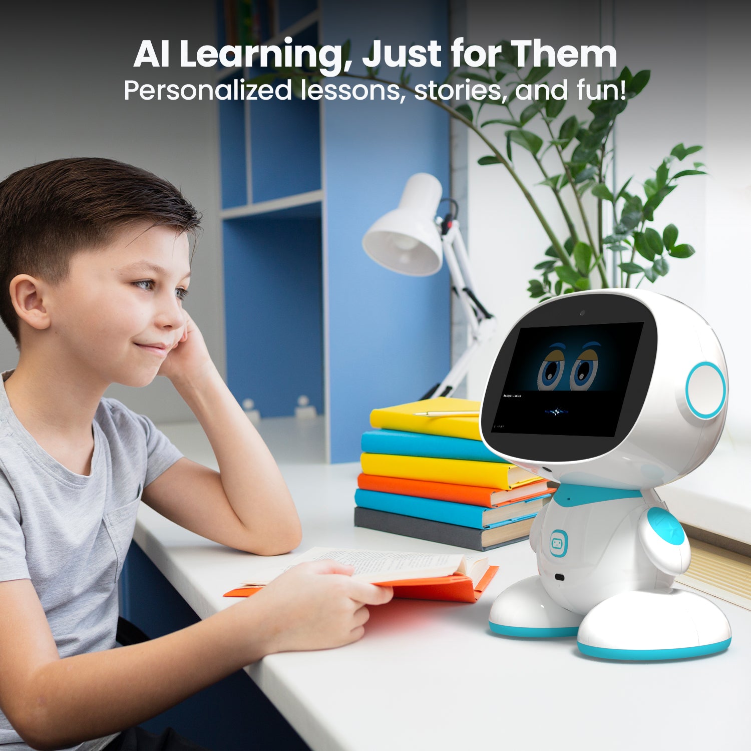 Misa 2: Playful Learning STEM Robot | Programmable, Voice-Activated AI Tutor, Autonomous, Educational Games, Smart AI Skills, Translation, Best Birthday Gift for 5 6 7 8 9 Boys and Girls (Rose Petal)